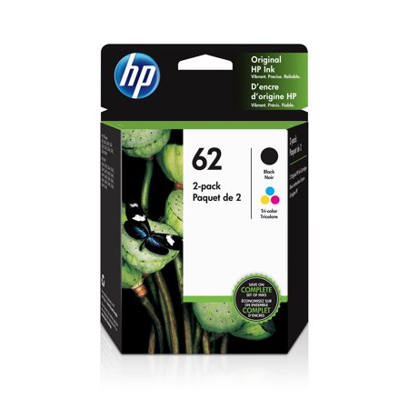 UPC: 0889894153630 | HP 62 Ink Cartridges – Black  Tri-color  2 Cartridges (N9H64FN)