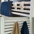 thumbnail image 4 of Yuarrent Colgador de 6 uds para toallero calentado, riel para radiador, colgador de ropa, soporte de gancho de baño, colgador de bufanda Type2 NO2, 4 of 6