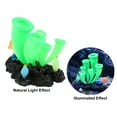 thumbnail image 5 of Unique Bargains Aquarium Simulation Horn Coral Silicone Fluorescent Coral Glow Ornaments Fish Tank Landscape Decor Green, 5 of 7