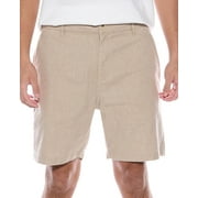 Onia mens Stretch Canvas Traveler Linen-Blend Short, 38, Brown