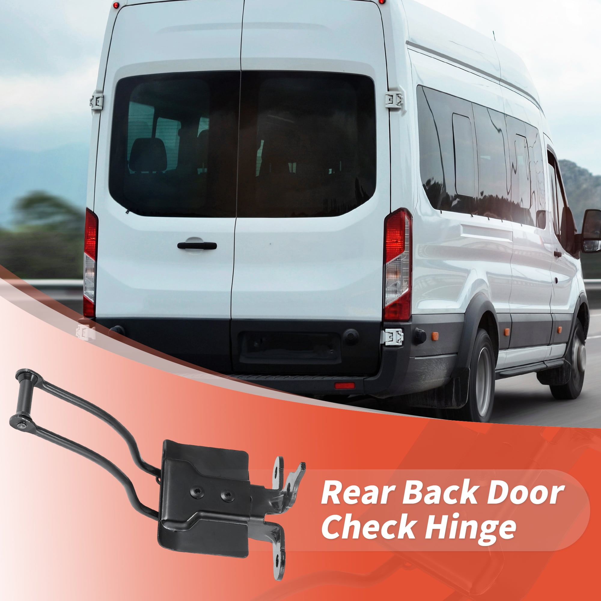 Unique Bargains Rear Back Door Check for Ford Transit MK8 2014-2019 and MK9 2019-2025