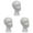 White 3PCS, variant on Zenghuiiii Female Styrofoam Mannequin Head Model Wig/Hat Display Stand Art Work Painting Novelty Foam 2PCS