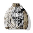 thumbnail image 3 of Chaquetas de hombre de diosa, parkas de estilo japonés, abrigos de plumas de bruja, abrigos cálidos para hombre, abrigo acolchado de alta calidad con estampado digital 3D, 3 of 5