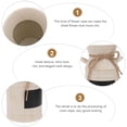 thumbnail image 4 of Miangastore Iron Flower Bucket Assorted Color 1Pack 7.5x3.9in, 4 of 8