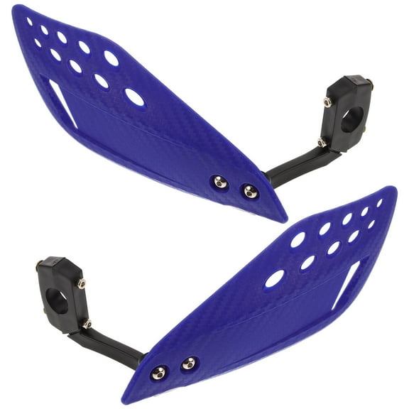 Toyvian 1Pair Blue Motorcycle Handlebar Guard Wind Protector Durable Handguard for Dirt Bike