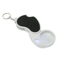 thumbnail image 1 of Mini Magnifier, Magnifying Glass Handheld PU Leather  For Elderly For Seniors Reading For Low Vision For Inspection Black, 1 of 8