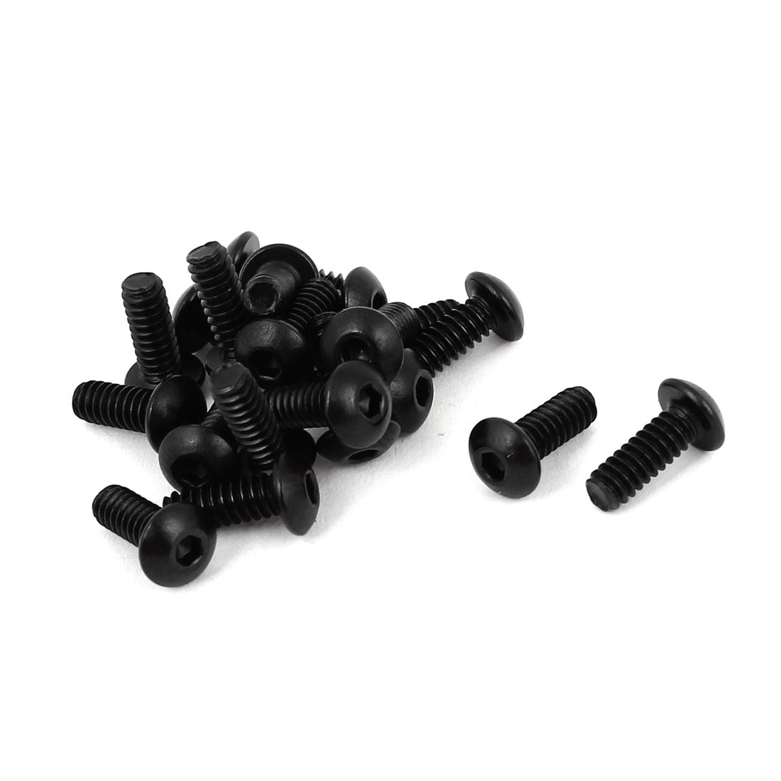 Uxcell 6 32 x 3 8 unc alloy steel hex socket button head machine