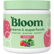 Bloom Nutrition Greens & Superfoods Powder, Mixed Berry, 30 Servings