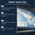 thumbnail image 3 of Anti Fog Windshield Cleaner, 250ml Car Window Cleaner, Glass Anti Fog Spray for Car Windshield, Glass Coating for Windshield, Glasses, Mirrors, Improves Clarity and Visibility, 3 of 7