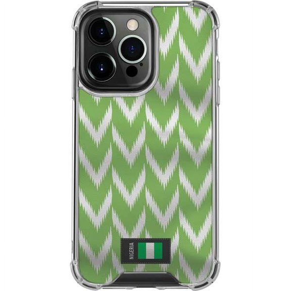 Skinit Countries of the World Nigeria Soccer Flag iPhone 13 Pro Clear Case
