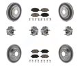 thumbnail image 1 of Transit Auto Front Rear Hub Bearings Assembly Coated Disc Brake Rotors and Ceramic Pads Kit (10Pc) for Car Buick LaCrosse Regal TourX - Left Right Side (Driver Passenger) KBB-123677, 1 of 2