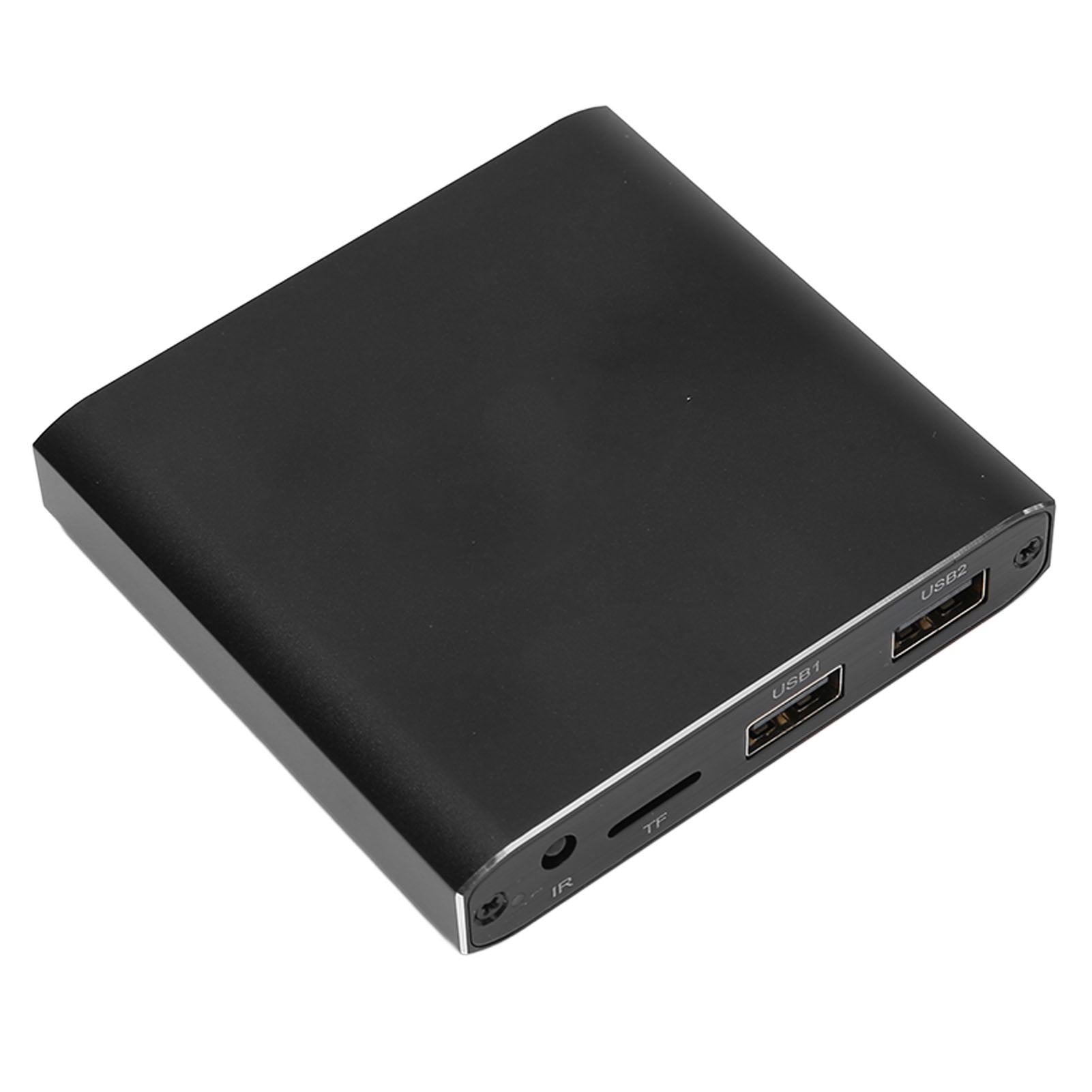 4K Media Player with Remote, for USB Drives and SD Cards, Plays 4K UHD 30fps Videos Photos Music, with Automatic Playback, Looping Function