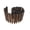 1-Pack 7.9"x42", variant on Wooden Short Garden Fence Lawn Edging Burnt Wood Finish Flexible Landscape Border for Flower Beds Tree Yard 7.9” H x 42” L