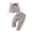 Z002-Grey, variant on WXFAZCVU Boys Formal Suits 5 Piece Kids Jacket Pants Set with Dress Shirt and Tie for Wedding Prom Size 9-10 Years