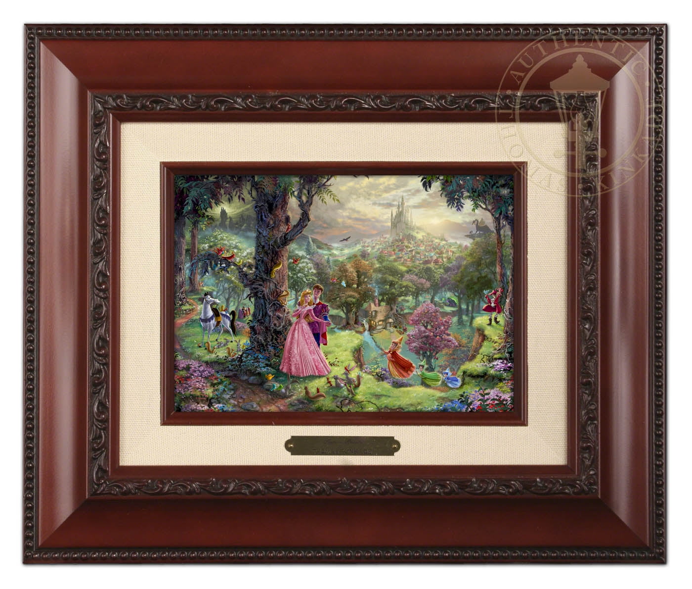 Brandy Frame Thomas Kinkade Disney/'s Sleeping Beauty Framed Brushwork