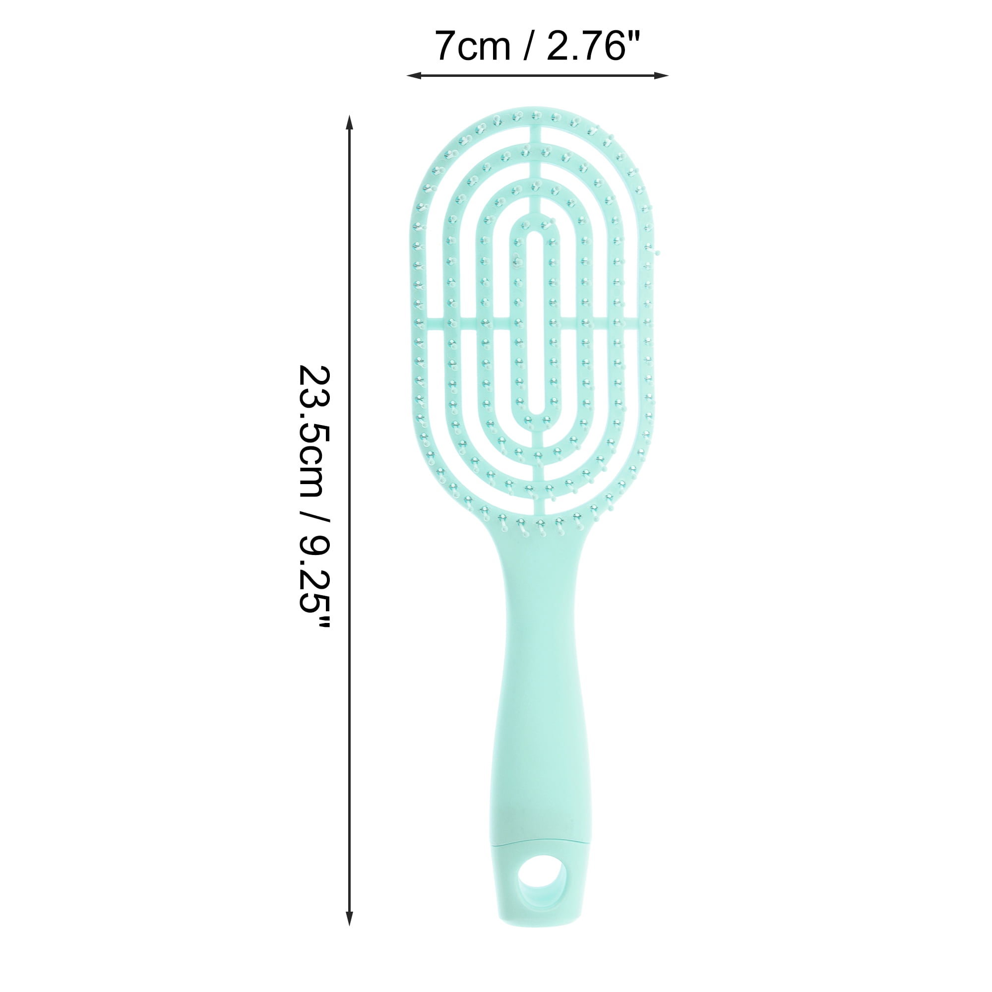 Unique Bargains 1 Pc Durable Anti-static Ribs Comb Light Green