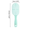 thumbnail image 2 of Unique Bargains 1 Pc Durable Anti-static Ribs Comb for Curly Straight Wavy Hair ABS Light Green, 2 of 3