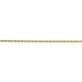 thumbnail image 2 of 10k 1.5mm Diamond-cut Rope Chain in 10k Yellow Gold, 2 of 2
