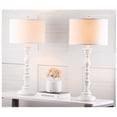 thumbnail image 2 of Safavieh Mamie 32.5 in. H Candlestick Table Lamp, Cream, Set of 2, 2 of 5
