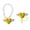 Yellow, variant on Sunjoy Tech 1 Set Tumbler Straw Cover Faux Pearl Chain Love Heart Wing Charm Water Cup Mug Handle Decoration Straw Tip Plug Topper Protector Tumbler Accessories