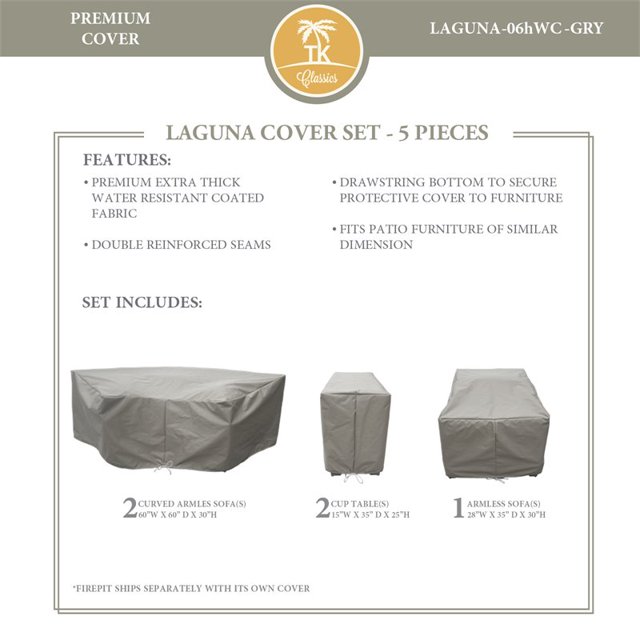 Housse de Protection LAGUNA-06h en Gris