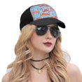 thumbnail image 5 of Naloa Flamingo Adult adjustable Print Baseball Hat, Patchwork curved brim baseball capfor Men and Women, One Size, 5 of 5