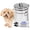 Small (11"), variant on - Steel Trash Can with Lid, Steel Galvanized Trash Can, Step Foot Pedal, Plastic Inner Lining, Liner Bags, Weather-Resistant Outdoor Bin for Yard, 16" Tall, 12L/3.2 Gallons - Medium