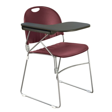 Kfi Sled School Chair Writing Tablet Burgundy Finish Right Kfi Sled School Chair Writing Tablet Burgundy Finish Right