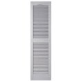 thumbnail image 1 of Builders Edge 010140055030 15 x 55 Po Vinyl Louveted Shutter- Pack de 2, 1 of 1