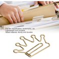thumbnail image 3 of CLIPS DE PAPEL, 100 Pcs PROCESO DE ELECTROLLACIÓN ANI RODPLACIÓN CLIPS DE PAPEL DE ORO CON CAJA DE ALGACIÓN (Corona), 3 of 4