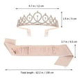 thumbnail image 2 of unbranded 2Ud Diadema Y De Etiqueta De Cumpleaños En Oro Rosa Para, 2 of 6