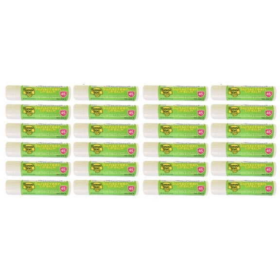 Banana Boat (24-Pack) Aloe Vera & Vitamin E Sunscreen Lip Balm Spf 45 .15oz Each