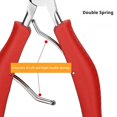thumbnail image 6 of Stainless Steel Toenail Clippers, Big Nail Scissors Eagle Pliers Pedicure Toenail Correction Foot Care Tool, Heavy Duty Manicure Pliers for Thick Nails for Men Women - Blue, 6 of 10