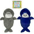 thumbnail image 3 of FlipaZoo: Upside Down Inside Out - Shark to Dolphin - 2-In-1 Animal Plush, Belly Flips To Reveal 2nd Character, Kids Play Companion, Plus Bonus Baby, 3 of 7