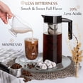 thumbnail image 3 of Mixpresso Glass Coffee Dripper with Reusable Mesh Filter, Easy Clean, 3 of 7