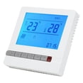 thumbnail image 2 of Temperature Controller, Thermostat Practical LCD  For Dining Room For Bedroom For Floor Heating For Water Heating, 2 of 8
