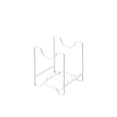 thumbnail image 1 of WRKEKC Clearance Countertop Dish Drainer Rack for Kitchen, Iron Pot Lid Organizer with Hollow Base, Rustproof Plate Drying Rack, 2 Sizes for Utensils Bowls Storage, 1 of 6