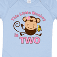 thumbnail image 4 of Inktastic Little Monkey Girl 2nd Birthday Girls Baby Bodysuit, 4 of 5