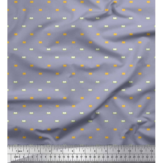 Soimoi Rayon Fabric Book & Envelope Shirting Printed Craft Fabric by The Yard 42 Inch Wide