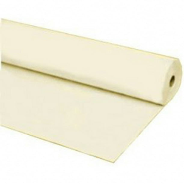 40" X 150 Ft Plastic Heavy Duty Banquet Roll Ivory