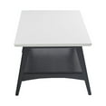 thumbnail image 6 of Dtwnek Coffee Table for Home, Office, White+Black, 6 of 8