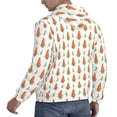 thumbnail image 6 of Sikiie Cute Carrot Print Men's Hoodie, Essentials Hoodie, Sweatshirt, Pullover Hooded Sweatshirt for Men-4X-Large, 6 of 7