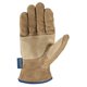 thumbnail image 2 of Guantes de trabajo Wells Lamont para hombre, piel color canela, talla M, 2 of 8