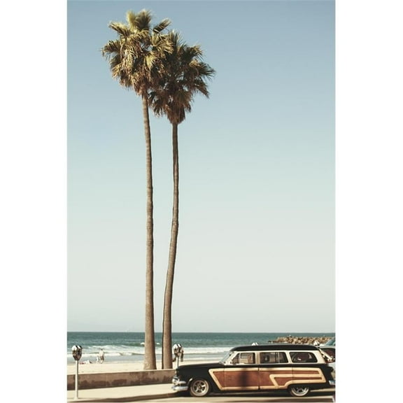 Giant Art 84x54 Socal Fine Art Giant Canvas Print in Green