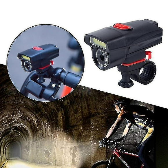 Cob Led Bicycle Bike Light Front Rear Tail Helmet Flashlight Lamp 6 Lighting Modes Bicycle Light