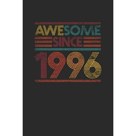 Third Anniversary Gift Ideas Awesome Since 1996: Dotted Bullet Notebook - Birthday Gift or Anniversary Gift Idea (Paperback) ()