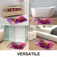 thumbnail image 6 of 1pc Two Butterflies Absorbent Non-Slip Bathroom Thickened Flannel Rug Decor,Soft,Quick Drying,Suitable For Indoor/outdoor Use,Bathrooms,Bedrooms,Kitchens,Terrace,Laundry Rooms,16"x24", 6 of 9