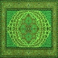 thumbnail image 1 of Ahgly Company Indoor Square Persian Green Traditional Area Rugs, 7' Square, 1 of 1