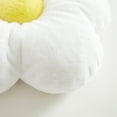 thumbnail image 6 of Your Zone Faux Fur Flower Decorative Pillow for Kids, White, Spot-clean, 16" H, 6 of 8