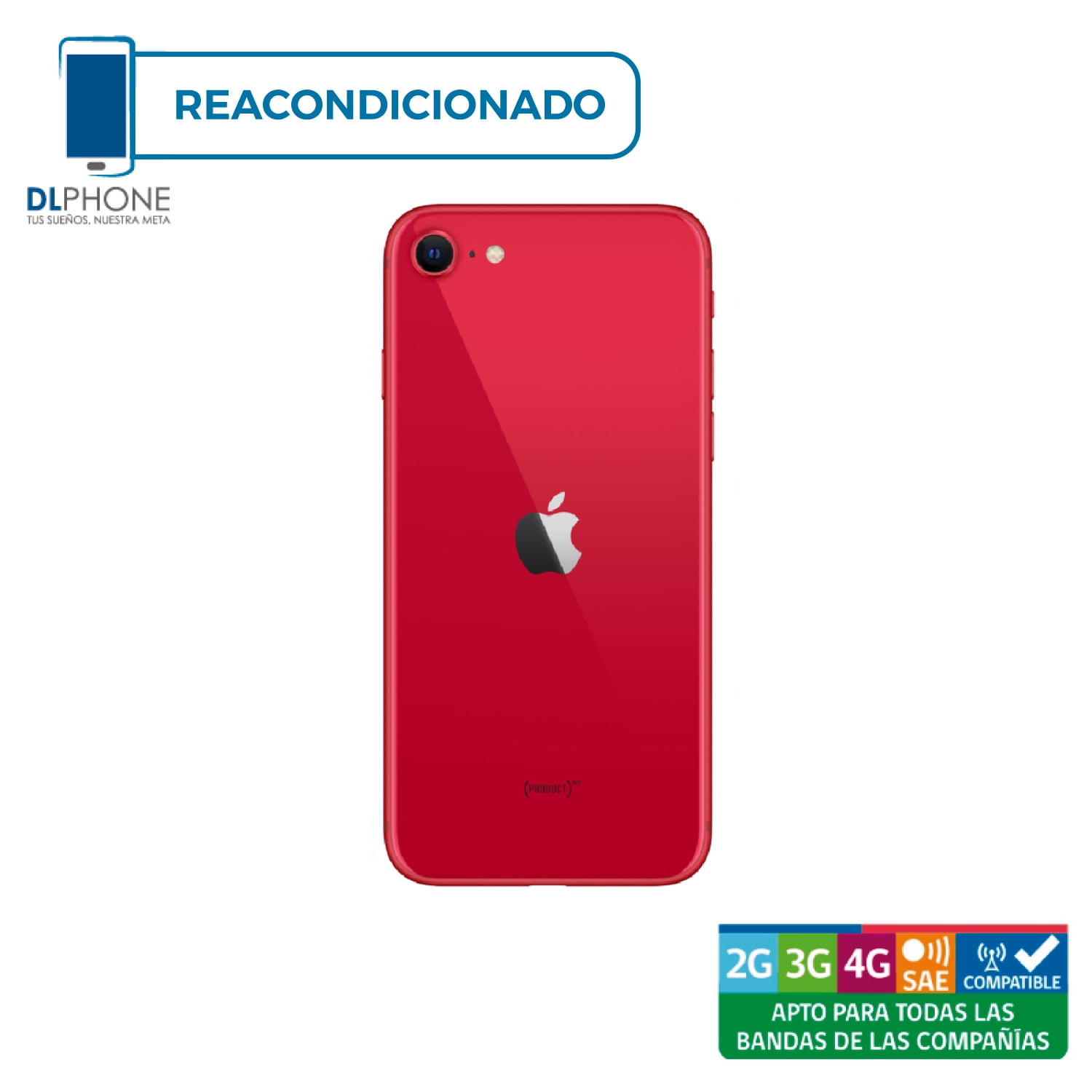 iPhone SE 2020 de 64gb Rojo Reacondicionado Apple